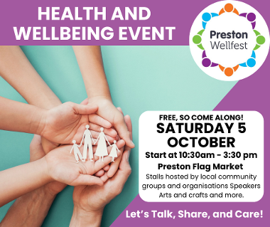 Information about about Preston Wellfest's health and wellbeing event