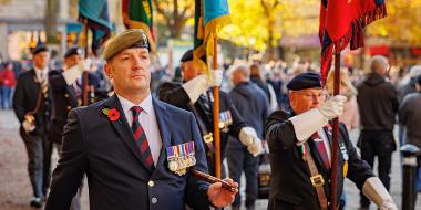 Preston Flag Market welcomes Remembrance Sunday Parade