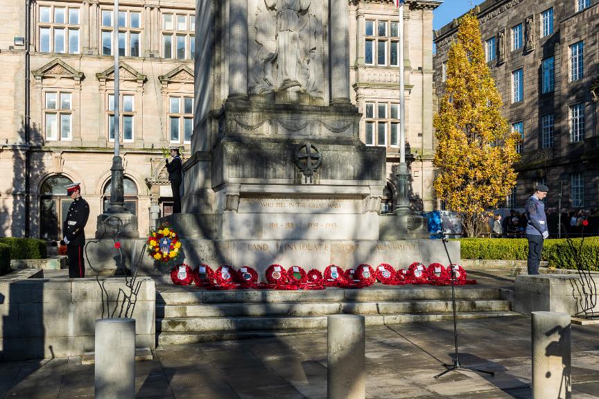 Remembrance Sunday service at The Cenotaph