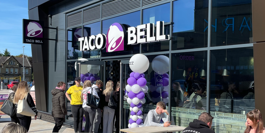 Recent Taco Bell store opening in Burnley