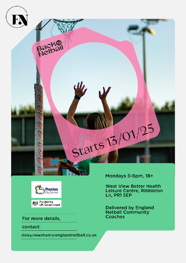 Back to Netball promotional leaflet