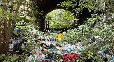 Old Railway line debris