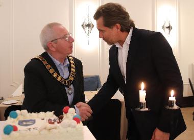 Mayor of Preston meets Mayor of Kalisz, Krystian Kinastowski