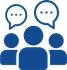 People chatting People chatting