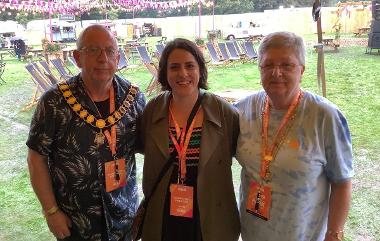 The Mayor at the Radio 2 Big Weekend at Moor Park