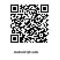 A picture of the Android QR code