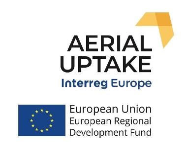 Aerial Uptake logo Interreg Europe project