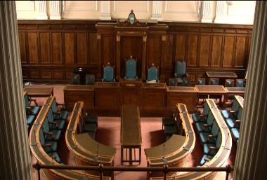 The Council chamber in Preston