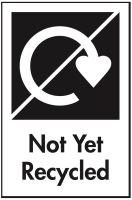 Not Yet Recycled symbol